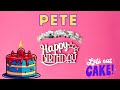 Happy Birthday Pete, Birthday of Pete, Best Birthday Wishes, hbd