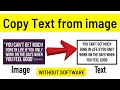 How To Copy Text From Image | How To Extract Text From Picture (Simple & Quick Way)