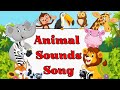 Animal Sounds Song for Kids | Fun Animal Noises and Movements | Tune Tide