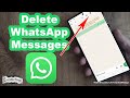 How to Delete WhatsApp Messages