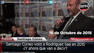 Pensabas que Cúneo fue candidato de Cambiemos? Votó a Rodríguez Saá