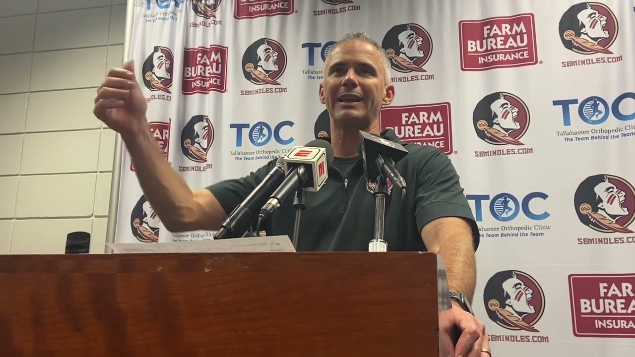 FSU Football Head Coach Mike Norvell Postgame Press Conference Florida ...