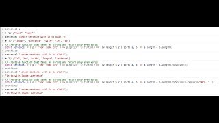ES6 filter split sort function