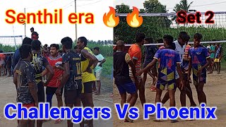 Challengers vs Phoenix 💥 Senthil Era \u0026 Ashok Fire 🔥🔥🔥🔥 Puma Angry 😡😡😡 Set 2 🏐 24 Point