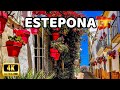 🇪🇦[4K] ESTEPONA Spain Wonderful Flowery City Walking Tour September 2023 | Málaga, Costa del Sol