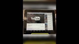 2023 3/5 脱獄済み初代iPad1 ios 5でYouTubeを見る