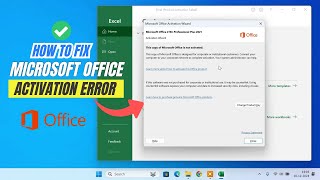 Fix Microsoft Office Activation Error (Official Method)