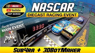 1:64 NASCAR Diecast Racing at Race Mountain Speedway Main Event - Hot Wheels