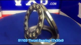 51103 Thrust Bearing 17x30x9