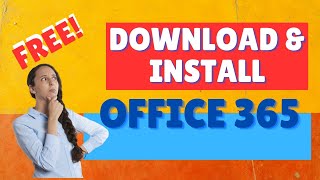 MICROSOFT OFFICE 365 FREE INSTALL AT DOWNLOAD, PAANO? |  #microsoftoffice365 #office365 #freeoffice