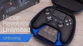 Nacon Revolution Unlimited PS4 controller unboxing