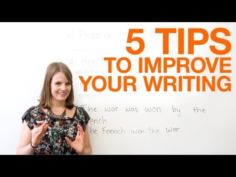 5 tips to improve your writing 5 tips to improve your writing