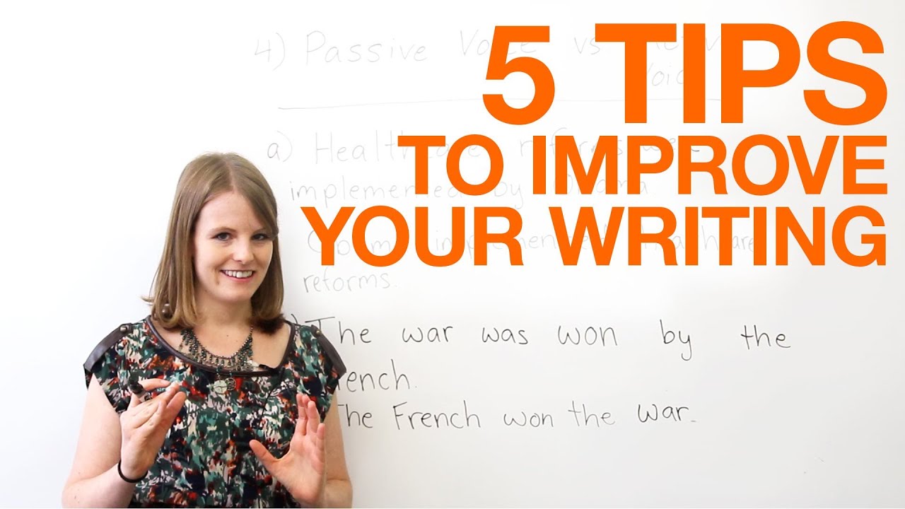 5 Tips To Improve Your Writing
