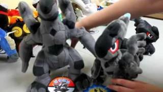 Pokemon Center Black and White Plush Doll - Zekrom Plush and Figure