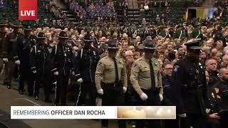 Memorial service for fallen Everett Police Officer Dan Rocha