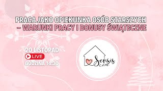 Praca jako opiekunka osób starszych - warunki pracy i bonusy świąteczne!