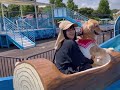 【伊豆ぐらんぱる公園】ゴールデンレトリバーのポルカが乗れるアトラクションあった⚓️🐾