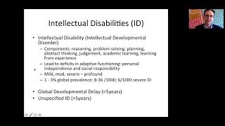 An introduction to Neurodevelopmental Disorders