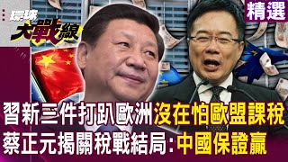 【精選】習近平新三件打趴歐洲！比亞迪落地匈牙利生產「沒在怕歐盟課稅」...蔡正元揭關稅戰結局：中國保證贏｜#環球大戰線   @Global-vision-talk