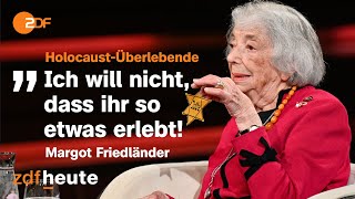 Die Holocaust-Überlebende Friedländer zu ihrer Rückkehr nach Deutschland | Markus Lanz vom 8.12.2021