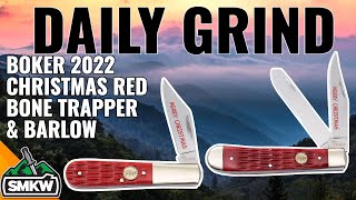 Boker 2022 Christmas Red Bone Knives