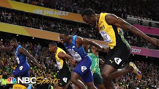 Bolt, Gatlin, and Coleman battle to the 100m wire at 2017 world championships | NBC Sports