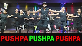 PUSHPA PUSHPA Pushpa 2 The Rule | Allu Arjun | Sukumar | Rashmika | DSP | Dance Fitness With Satish