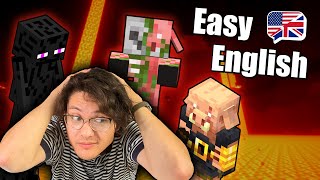 Learn English with Minecraft #25 - Into the Nether 🔥