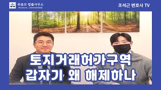 토지거래허가구역 갑자기 왜 해제하나 (#부동산 가격과 규제의 관계)