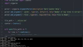 Effective Python Part 2 - Implement command line arguments
