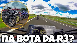 CB 300F NO MEIO DAS R15 | BÔNUS TWISTER 300 VS YAMAHA R3