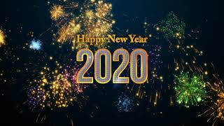 4k fll UHD Happy New Year Video 2020