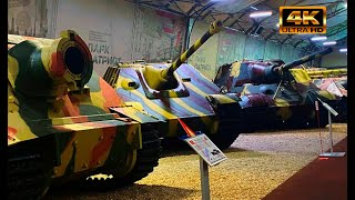 THE TANK MUSEUM IN MOSCOW. Jagdtiger, Jagdpanther, Mk.III «Valentine» PATRIOTS PARK 4K ULTRA HD