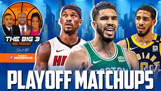 Pacers or Heat: Who is a HARDER Matchup for Celtics? w/ Josue Pavon | BIG 3 NBA Podcast