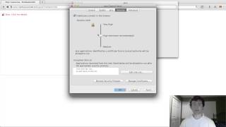 Fix for Application Blocked by Security Settings in Java 7 on Mac