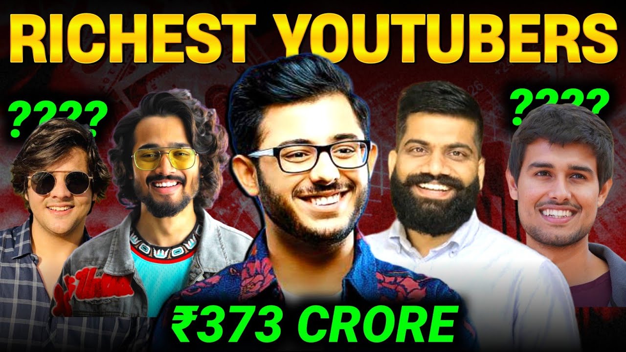 Top 10 Richest Youtubers Of India (2023) | Networth Reveal! | भारत के ...