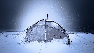 CAMPING in a BLIZZARD - Two Nights SNOWSTORM Winter Tent Camping