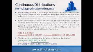 C-14 Normal Approximations to Binomial Distributions