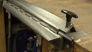 Making an Inset Bench Metal Folder/Brake