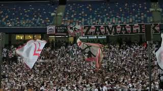 فى الكورفا سود جمهور اسود من مباراة #الزمالك  و #غزل_المحلة