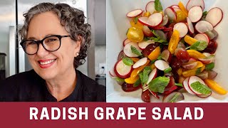 Radish Salad Recipe with Grapes, Tomatoes \u0026 Mint (Great for Easter) | The Frugal Chef