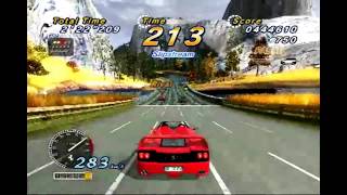 OutRun 2006 C2C 15 stages! Ferrari F50 | Northern Soul RETRO gaming