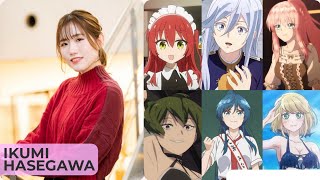 Ikumi Hasegawa [長谷川育美] Top Same Voice Characters Roles