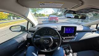 2024 Toyota Corolla LE - POV Daytime Drive (Quiet Commute)