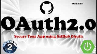 GitHubOAuth2.0 | Securing Spring Boot Application UsingGitHubOAuth2.0| GitHub Signin | EnggAdda