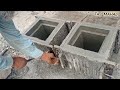 pre cast concrete manhole making || earthing pit ||   earth rad ||easy method