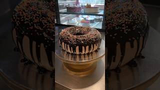 Donut 🍩 Shape Birthdaycake |Choco Redvelvet flavor |Cakes In Quilon |#new #trending #shorts #video