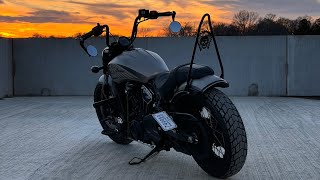 Indian Scout Bobber Streetpilots License Plate Install & Review