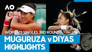Garbiñe Muguruza vs Zarina Diyas Match Highlights (3R) | Australian Open 2021