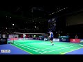 刘国伦的反手高远球动作细节 details of daren liew s backhand high ball movement